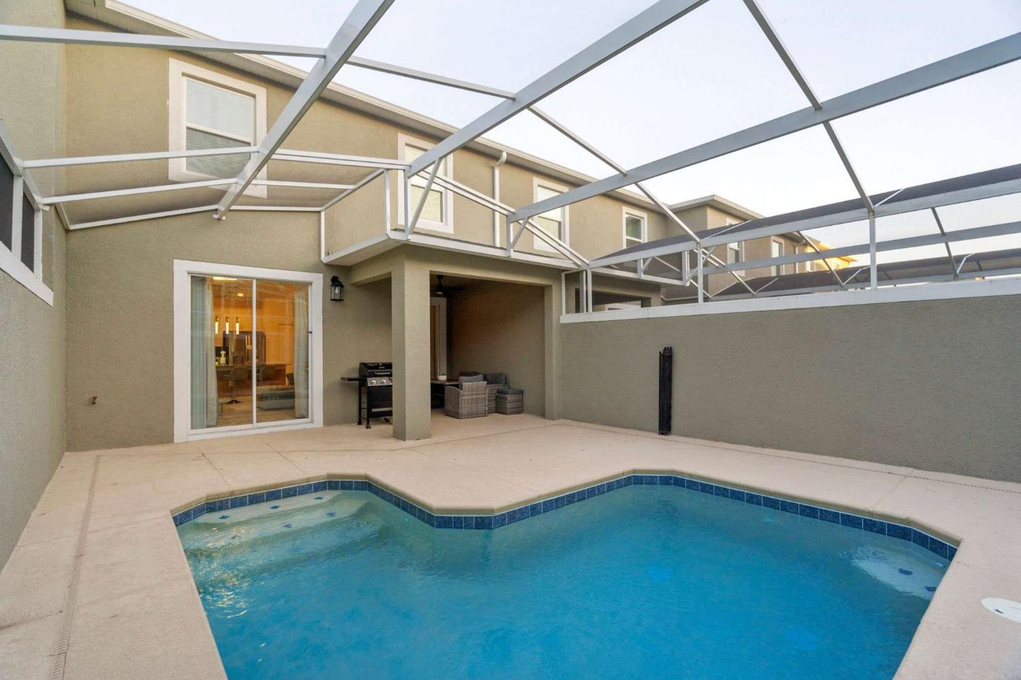 Special 4Bedroom Th W-Private Pool Next To Disney Kissimmee Exterior photo
